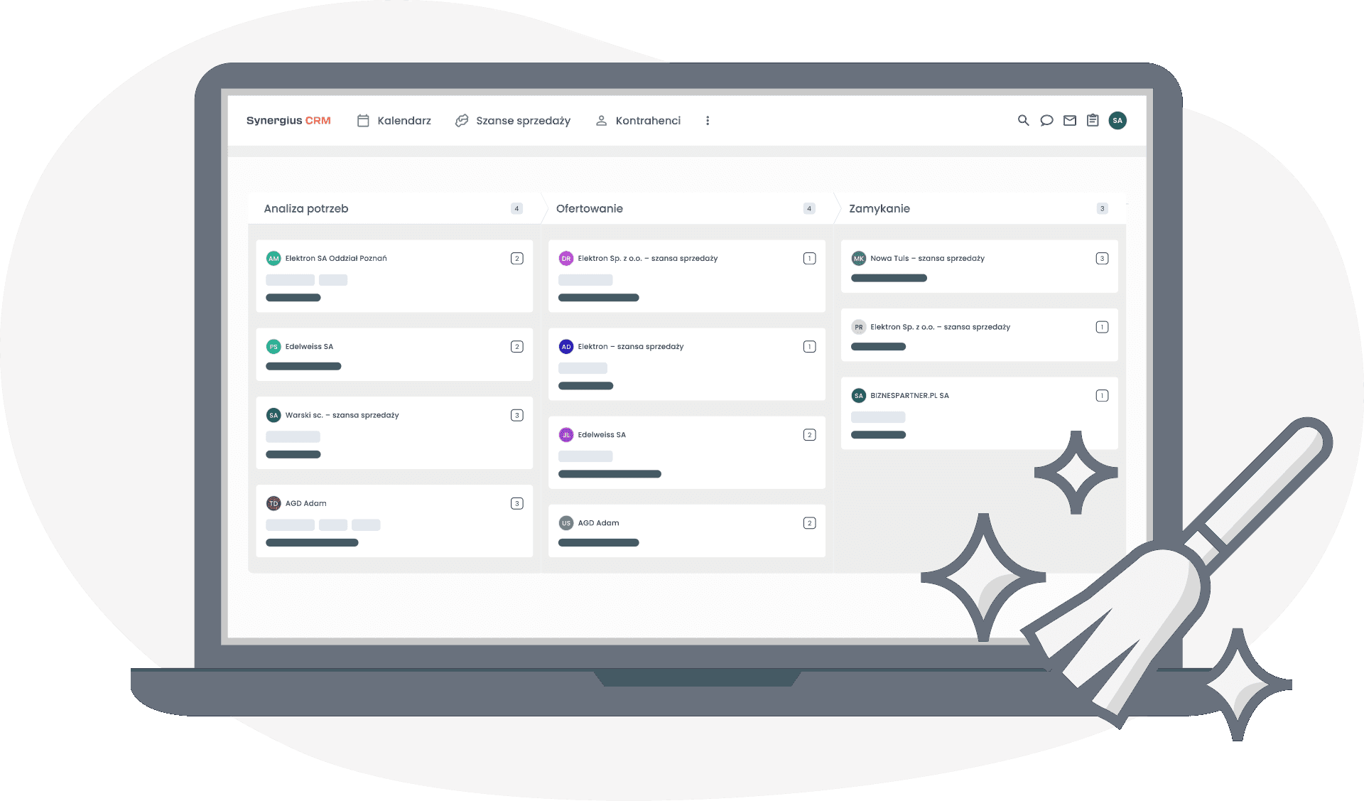 Sprawdzony program CRM dla branży chemii gospodarczej.